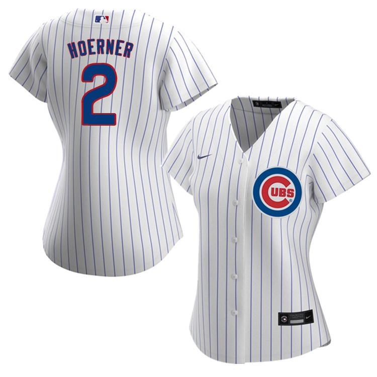 Nike Women #2 Nico Hoerner Chicago Cubs Baseball Jerseys Sale-White